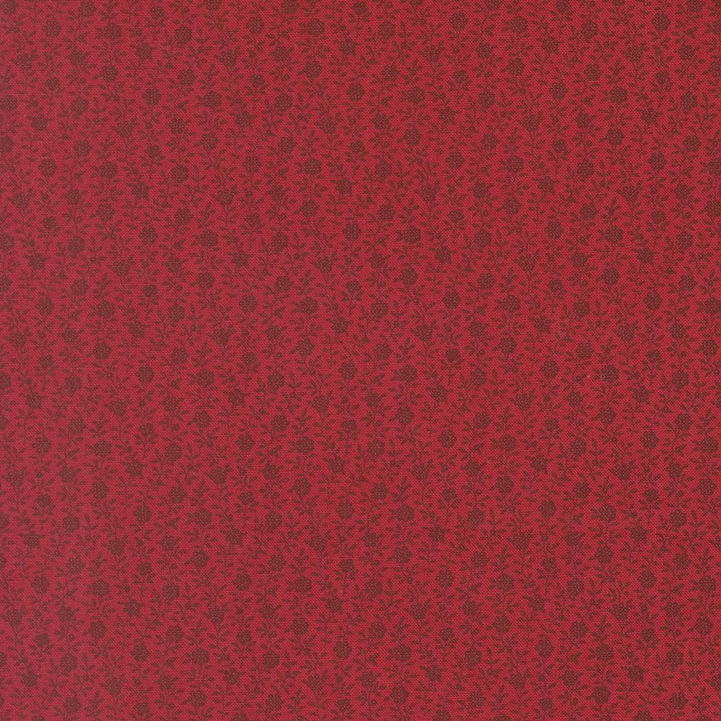 American Gatherings III Berry Small Floral Deep Crimson by Primitive Gatherings for Moda Fabrics - 49326 13
