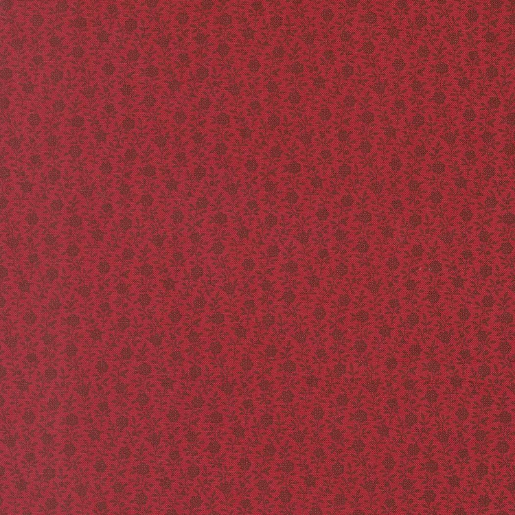 American Gatherings III Berry Small Floral Deep Crimson by Primitive Gatherings for Moda Fabrics - 49326 13