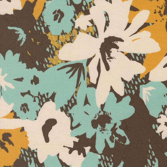 Boho Haven Floral Image Florals Walnut by Fancy That Design House for Moda Fabrics - 45641 15