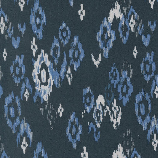 Boho Haven Feathered Ikat Blenders Deep Sea by Fancy That Design House for Moda Fabrics - 45642 18