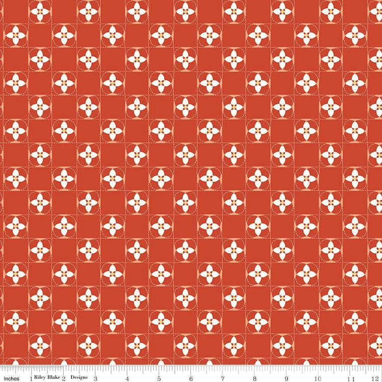 Utah Quilt Squares Orange by Kelsey Carlson for Riley Blake Designs - C17023-ORANGE