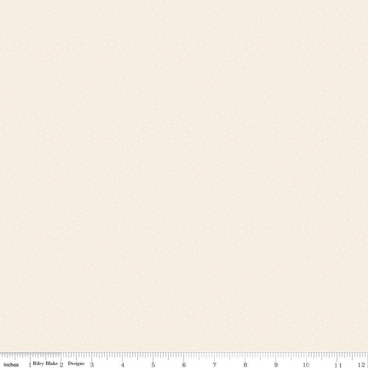 Elegant Essentials Scatter Dot Cream Pearl by Jennifer Bosworth for Riley Blake Designs - CPL851-CREAM