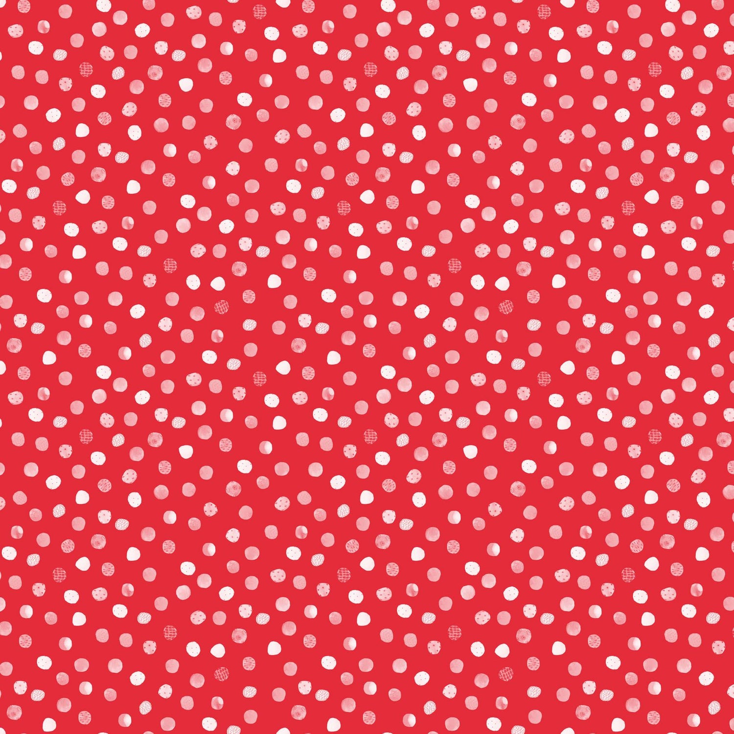 Mini Metropolis Dots Red by Sara Boccaccini for Northcott Fabrics - 91193-26