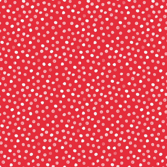 Mini Metropolis Dots Red by Sara Boccaccini for Northcott Fabrics - 91193-26
