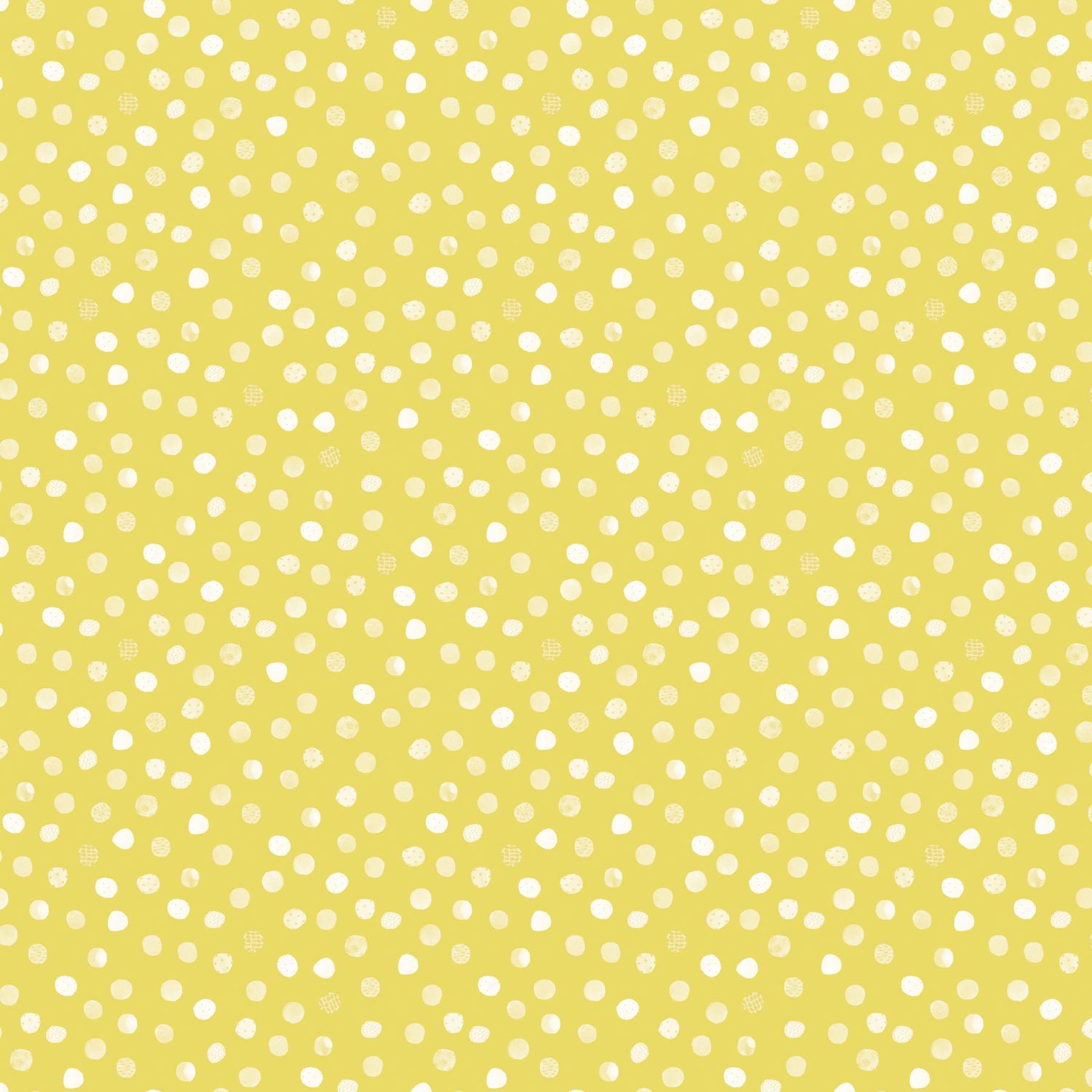 Mini Metropolis Dots Yellow by Sara Boccaccini for Northcott Fabrics - 91193-50