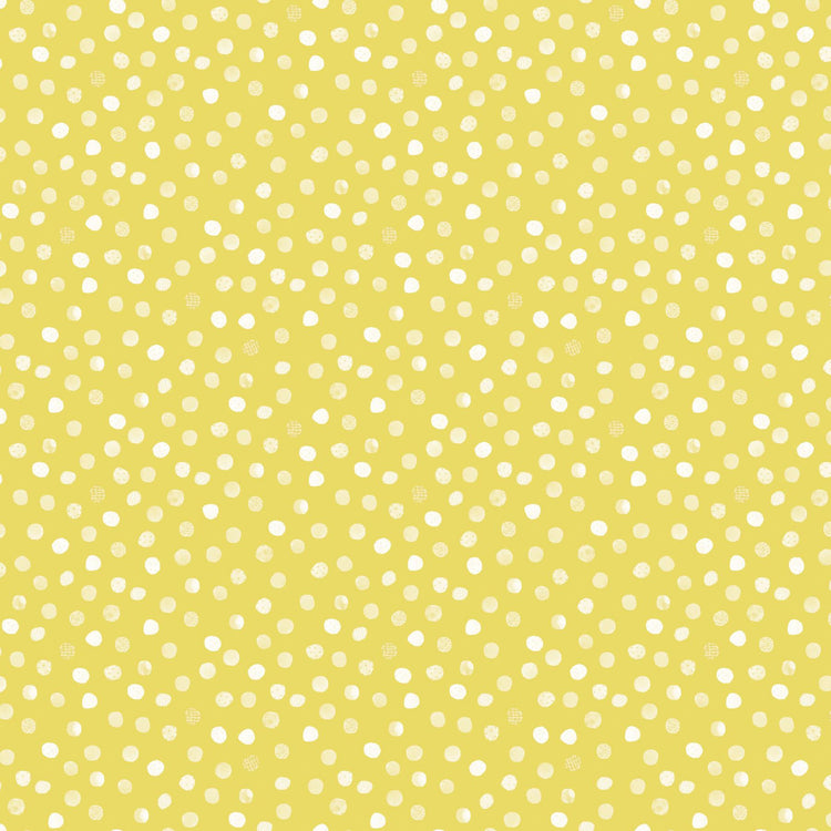 Mini Metropolis Dots Yellow by Sara Boccaccini for Northcott Fabrics - 91193-50