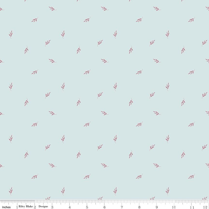 Garden Dreams Leaf Toss Mist by Amber Elliot of Alderwood Studio for Riley Blake Designs - C15097-MIST