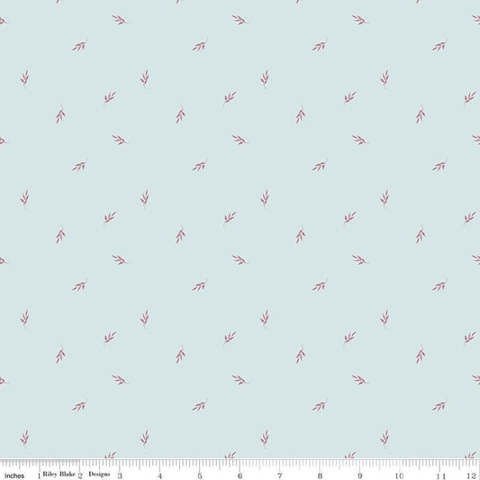 Garden Dreams Leaf Toss Mist by Amber Elliot of Alderwood Studio for Riley Blake Designs - C15097-MIST