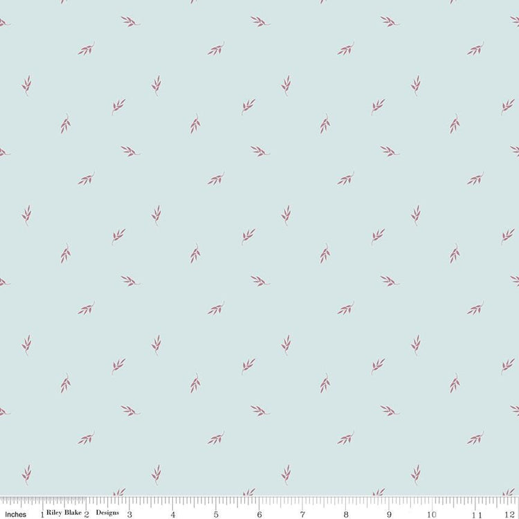 Garden Dreams Leaf Toss Mist by Amber Elliot of Alderwood Studio for Riley Blake Designs - C15097-MIST