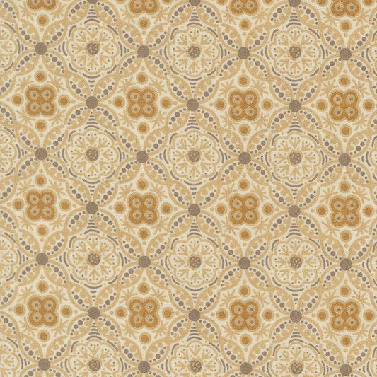 Posh Filigree Damask Medallion Ivory Whisper by BasicGrey for Moda Fabrics - 30772 11