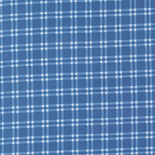 Blueprint Plaid Checks and Plaids Sea by Camille Roskelley for Moda Fabrics - 55332 17