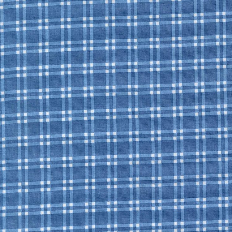 Blueprint Plaid Checks and Plaids Sea by Camille Roskelley for Moda Fabrics - 55332 17