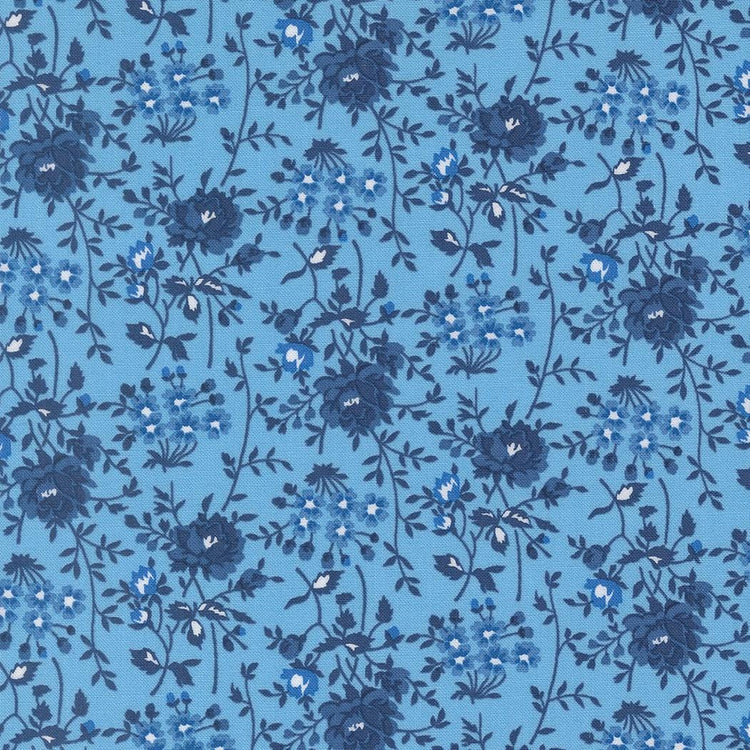 Blueprint Bloomsbury Florals Harbor by Camille Roskelley for Moda Fabrics - 55333 12