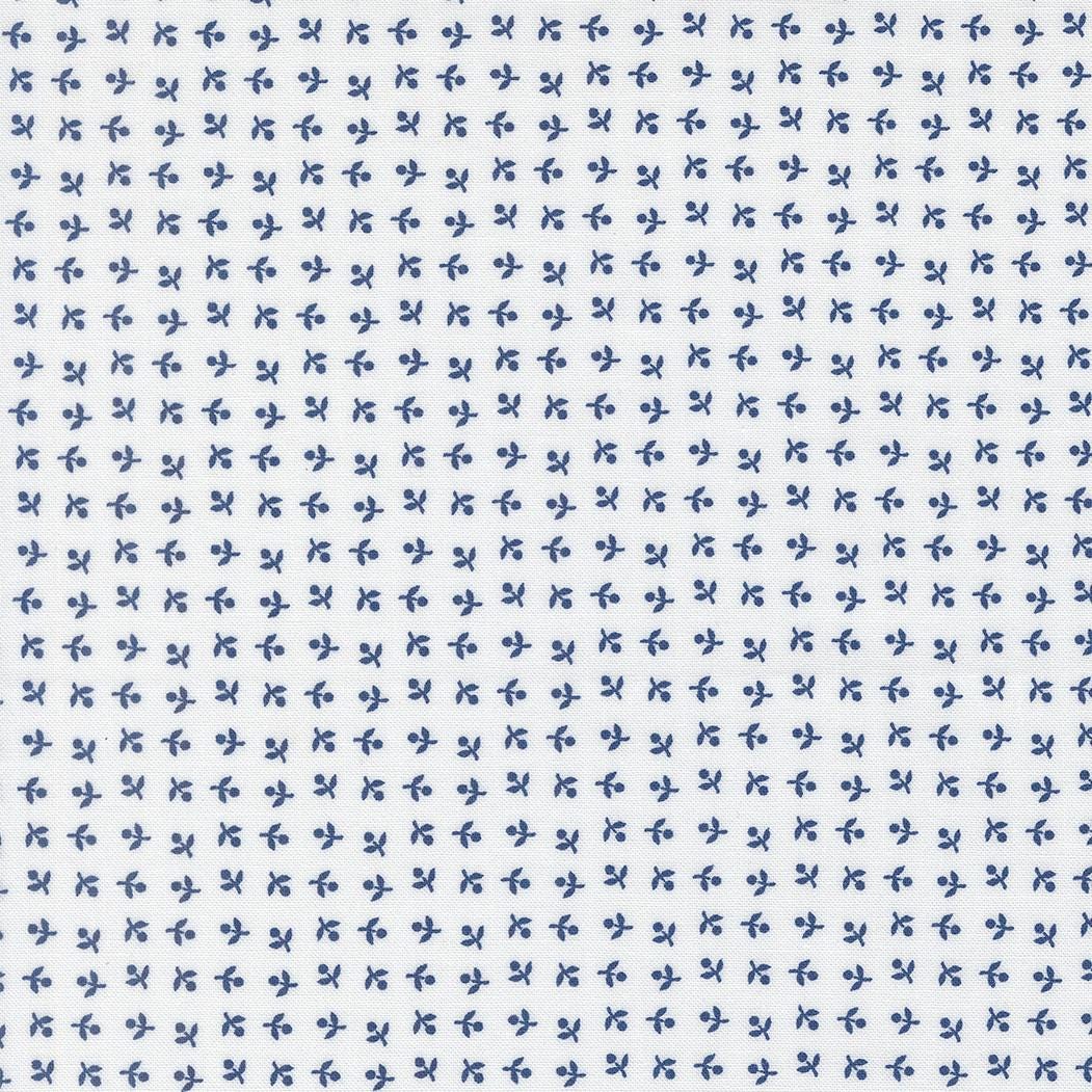 Blueprint Somerset Blenders White Navy by Camille Roskelley for Moda Fabrics - 55336 26