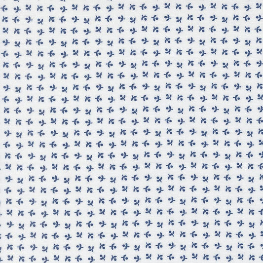 Blueprint Somerset Blenders White Navy by Camille Roskelley for Moda Fabrics - 55336 26