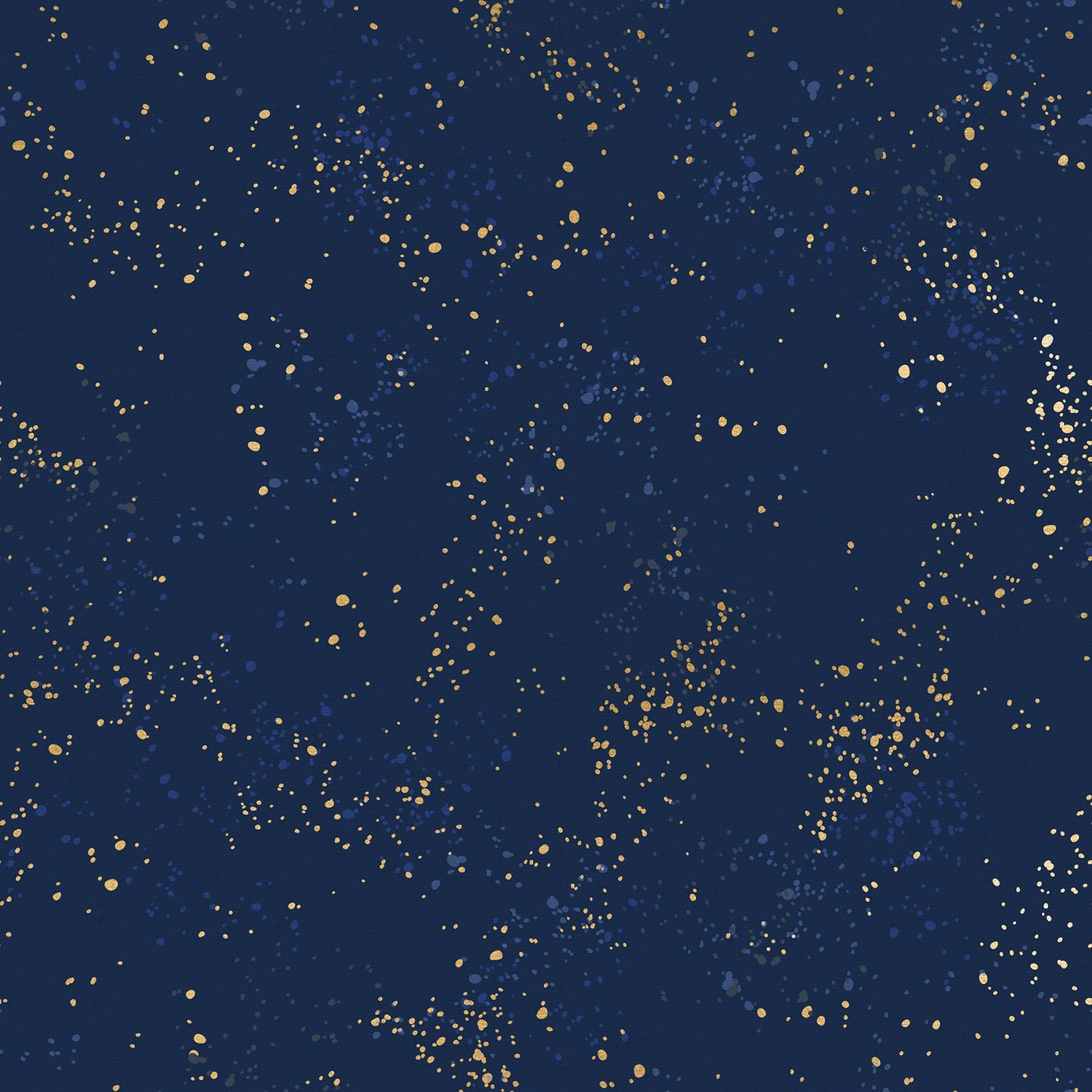 Speckled Canvas Speckled Canvas Basic Blender Splatter Paint Metallic Navy by Rashida Coleman Hale for Moda Fabrics - RS1117 105LM