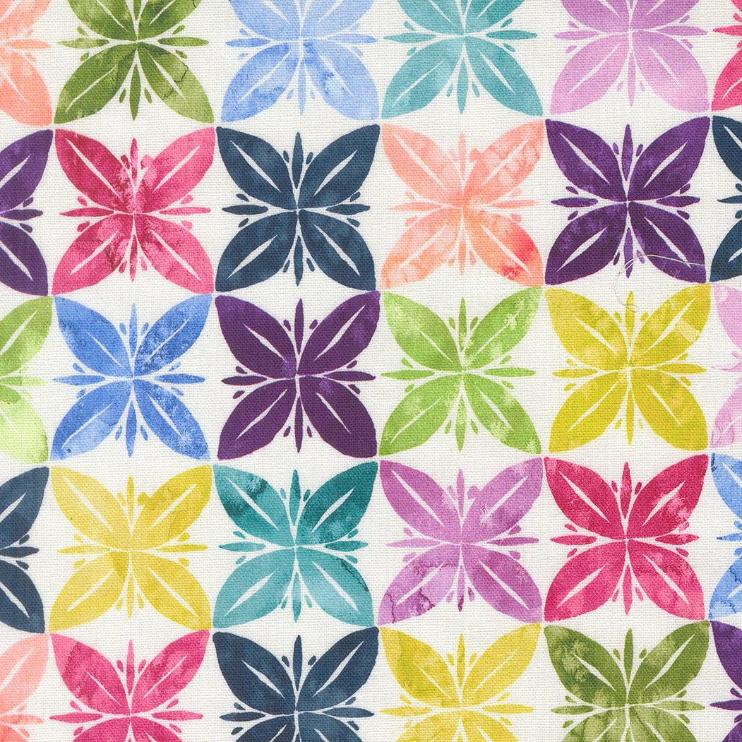 Soulstice Slow Stroll Canvas Watercolor Canvas Rainbow by Create Joy Project for Moda Fabrics - 39869 11CV