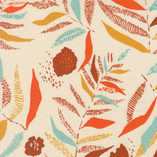 Boho Haven Textured Frond Blenders Leaves Eggshell by Fancy That Design House for Moda Fabrics - 45643 11