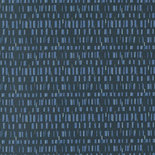 Boho Haven Makers Mark Blenders Geometric Deep Sea by Fancy That Design House for Moda Fabrics - 45645 18