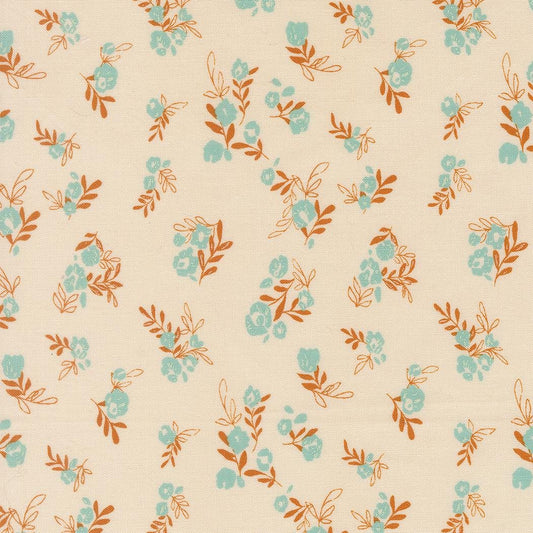 Boho Haven Branchlet Bud Small Floral Eggshell by Fancy That Design House for Moda Fabrics - 45646 11