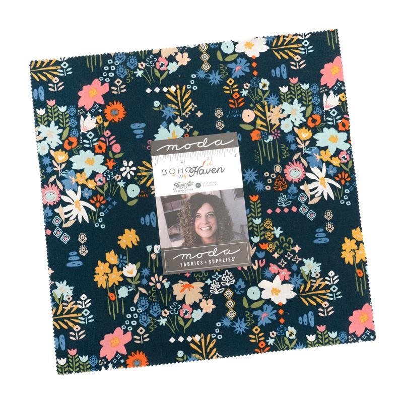Boho Haven Layer Cake by Fancy That Design House for Moda Fabrics - 45640LC - 42 pieces