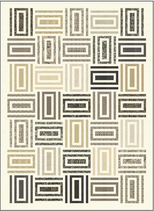 Macarons Quilt Kit in Posh fabric by Moda Fabrics - quilt kit with pattern