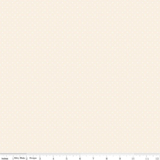 Elegant Essentials Polka Dot Cream Pearl by Jennifer Bosworth for Riley Blake Designs - CPL850-CREAM