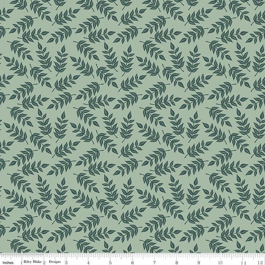 Garden Dreams Leaves Sage by Amber Elliot of Alderwood Studio for Riley Blake Designs - C15093-SAGE