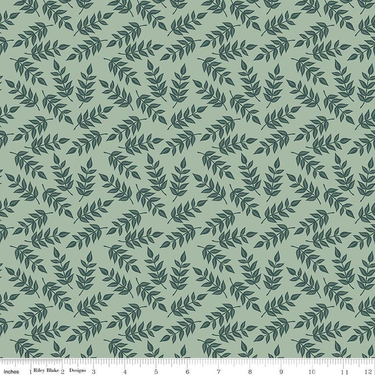 Garden Dreams Leaves Sage by Amber Elliot of Alderwood Studio for Riley Blake Designs - C15093-SAGE