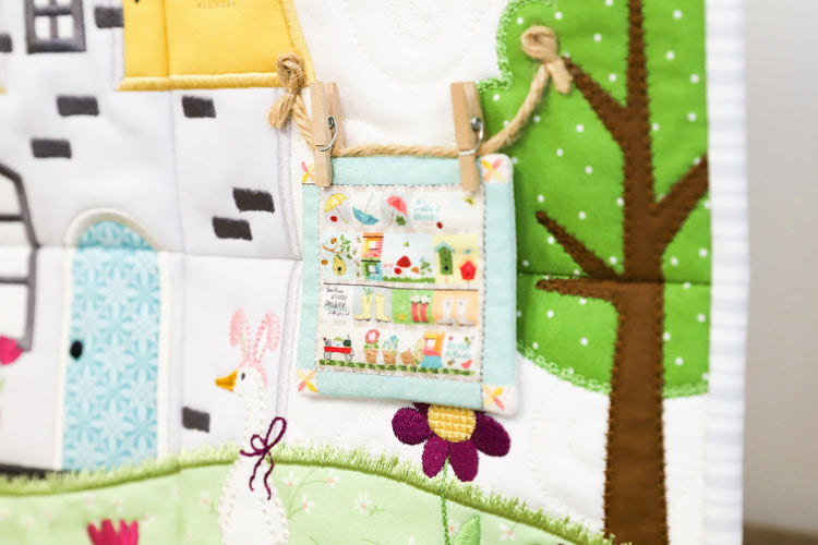 Home Sewn Volume 1 Machine Embroidery Designs & Embellishment Kit - Kimberbell Designs
