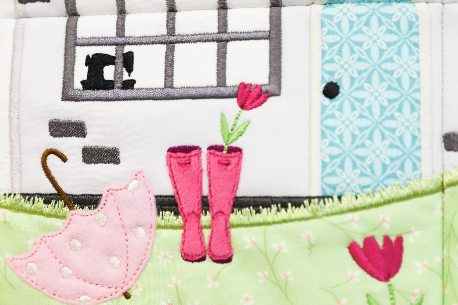 Home Sewn Volume 1 Machine Embroidery Designs & Embellishment Kit - Kimberbell Designs