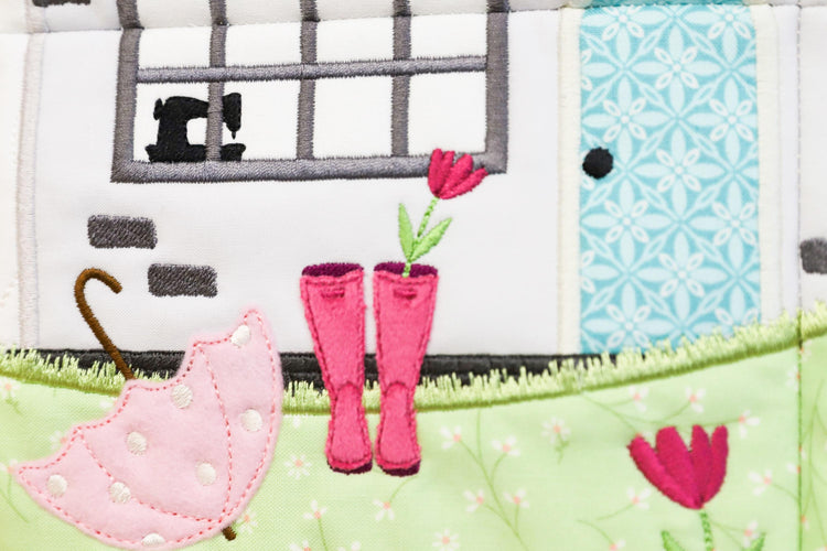 Home Sewn Volume 1 Machine Embroidery Designs & Embellishment Kit - Kimberbell Designs