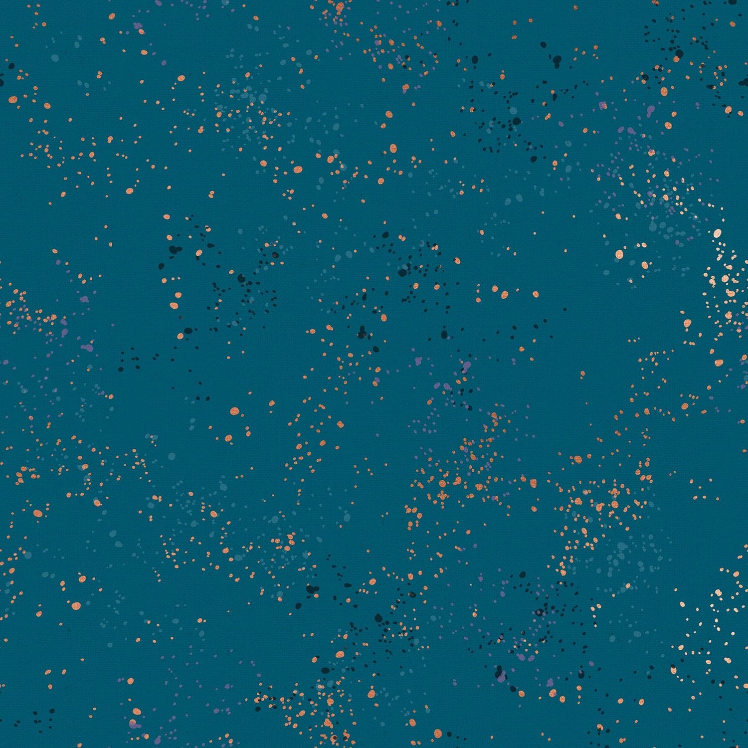 Speckled Canvas Speckled Canvas Basic Blender Splatter Paint Metallic Teal by Rashida Coleman Hale for Moda Fabrics - RS1117 53LM