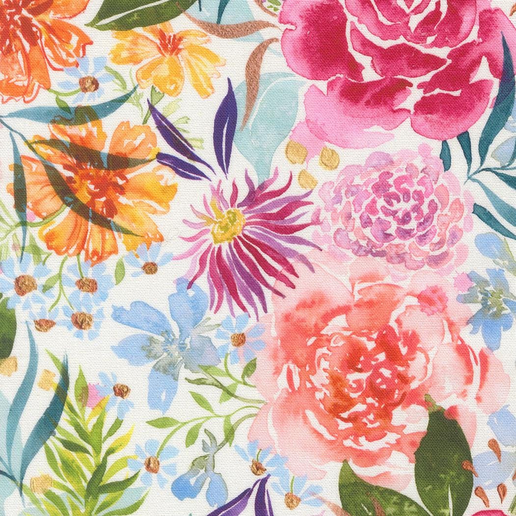 Soulstice Midsummer Bloom Canvas Large Floral Watercolor Canvas Cloud by Create Joy Project for Moda Fabrics - 39860 11CV