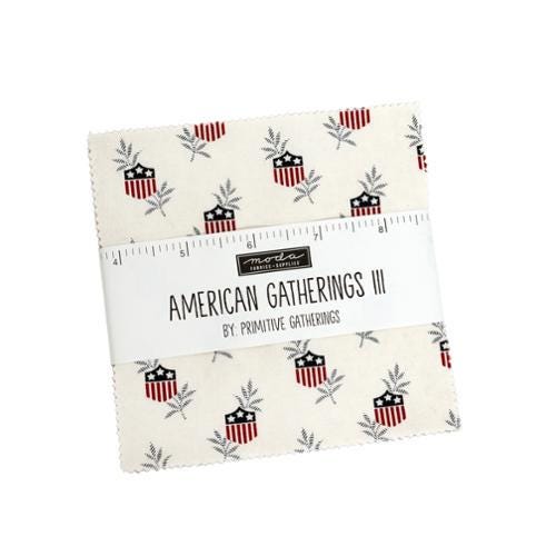 American Gatherings III Charm Pack by Primitive Gatherings for Moda Fabrics - 49320PP