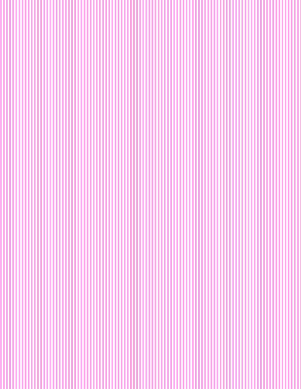 Pinstripes Bubble Gum Pink/White for Wilmington Prints - 1817 39163 311
