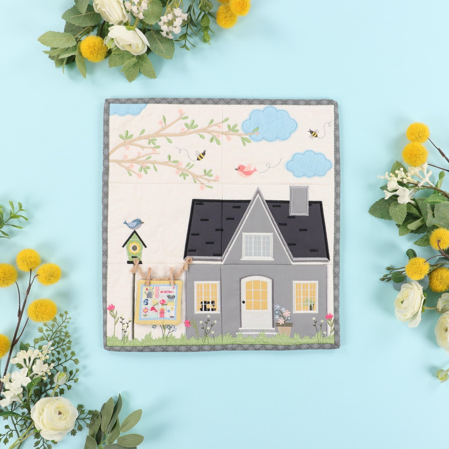 Home Sewn Volume 1 Machine Embroidery Designs & Embellishment Kit - Kimberbell Designs