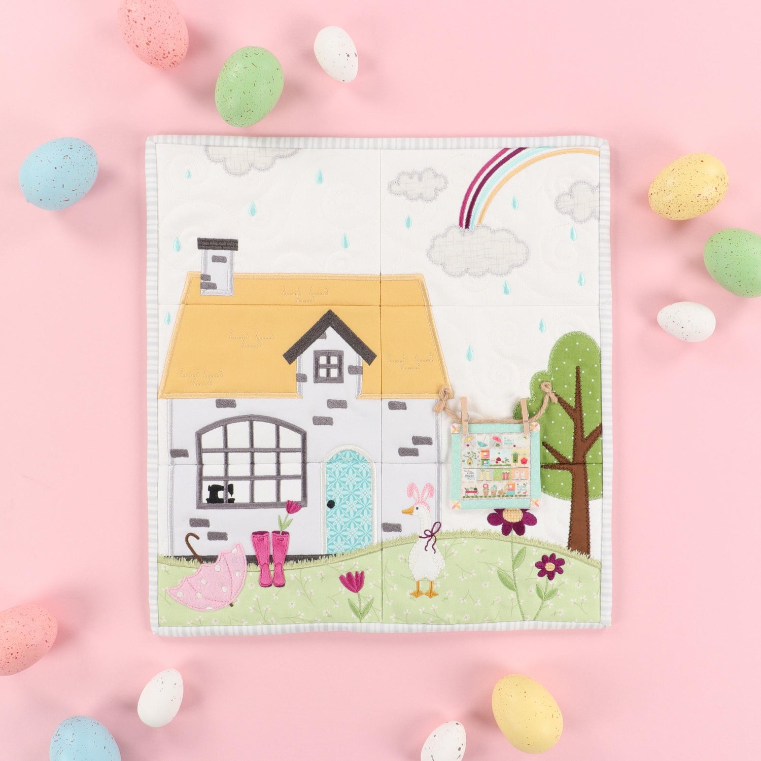 Home Sewn Volume 1 Machine Embroidery Designs & Embellishment Kit - Kimberbell Designs