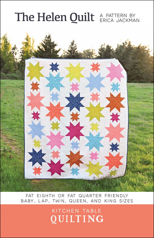 The Helen Quilt Pattern by Kitchen Table Quilting - printed quilt pattern
