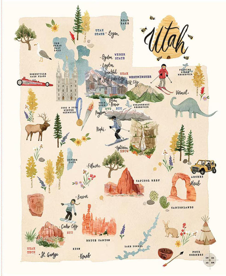 Utah Panel by Kelsey Carlson for Riley Blake Designs - PD17025-PANEL