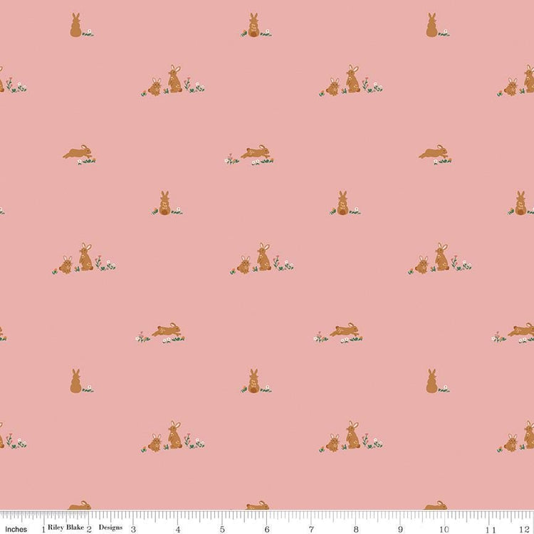 Sweet Cotton Tales Flopsy Fields Pink by Cayla Naylor for Riley Blake Designs - C17312-PINK