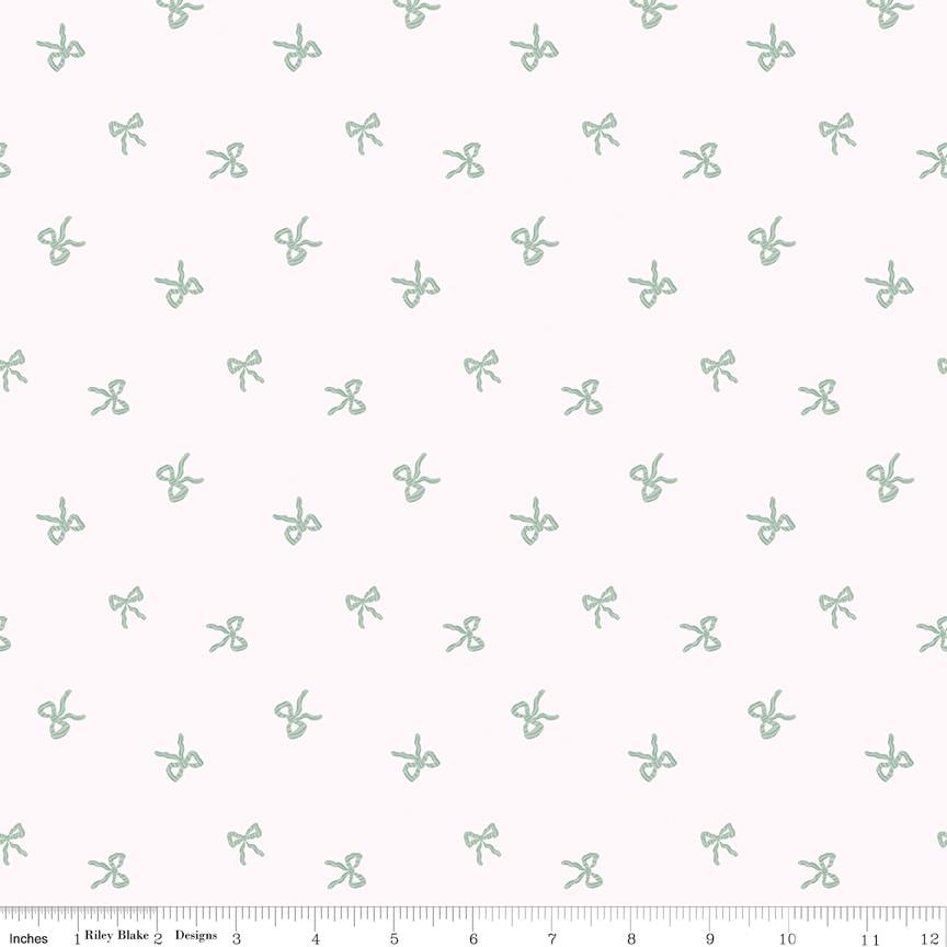Sweet Cotton Tales Twirls & Ties Cream by Cayla Naylor for Riley Blake Designs - C17314-CREAM