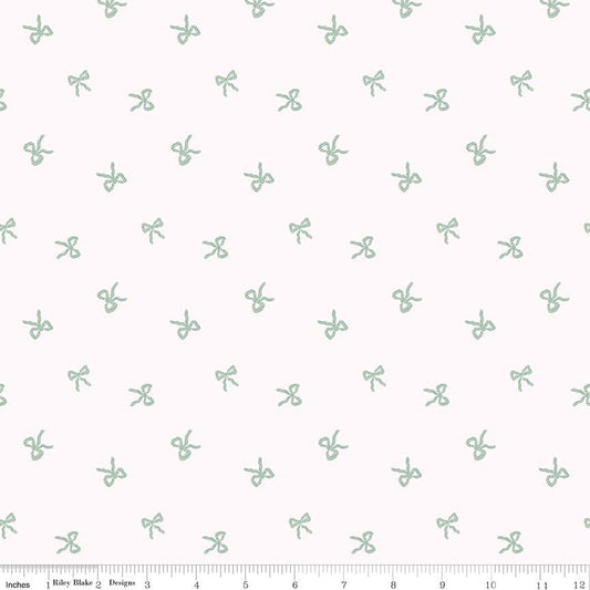 Sweet Cotton Tales Twirls & Ties Cream by Cayla Naylor for Riley Blake Designs - C17314-CREAM
