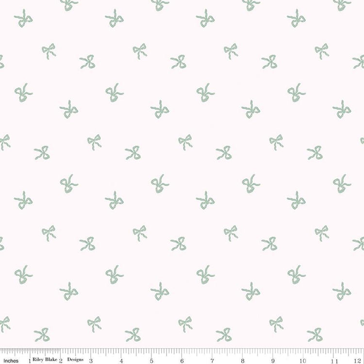 Sweet Cotton Tales Twirls & Ties Cream by Cayla Naylor for Riley Blake Designs - C17314-CREAM