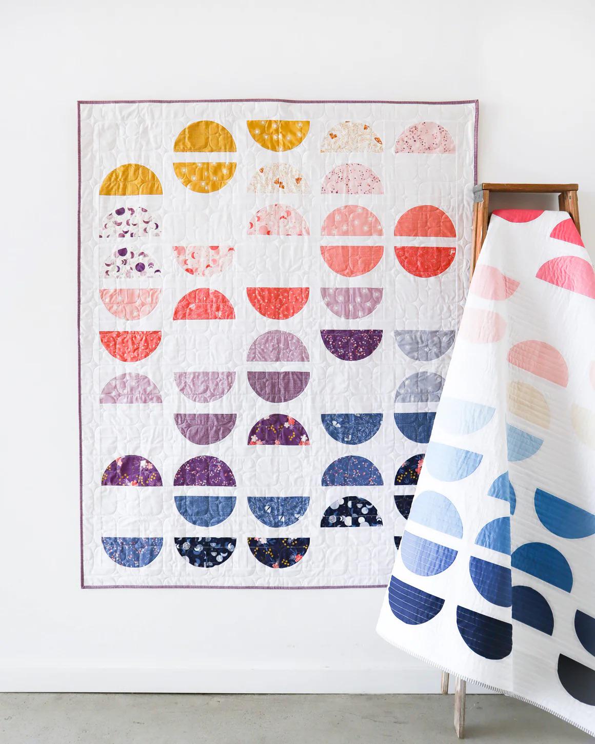 Crescent II Quilt Pattern by Fran Gulick of Cotton and Joy - printed quilt pattern