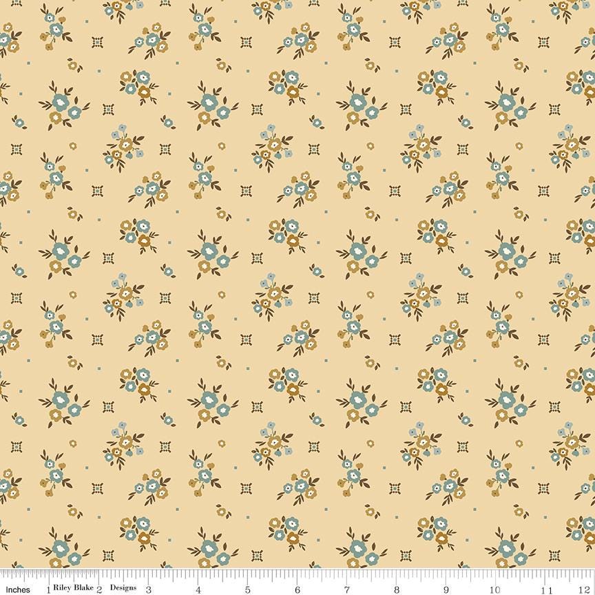 Renew Floral Yellow by Sandy Gervais for Riley Blake Designs - C17281-YELLOW
