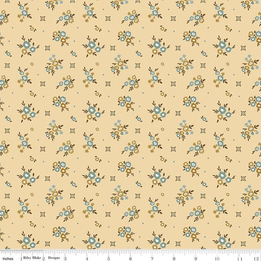 Renew Floral Yellow by Sandy Gervais for Riley Blake Designs - C17281-YELLOW