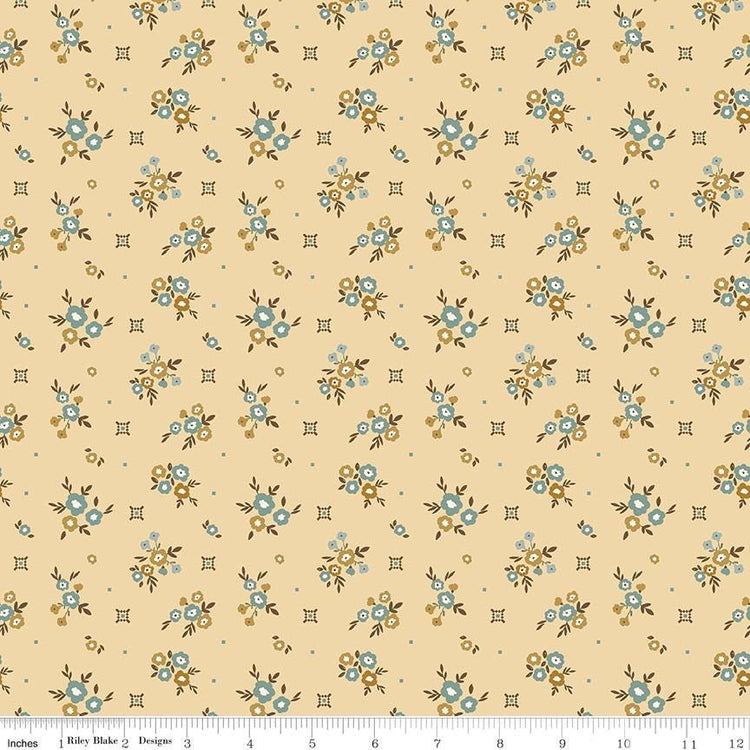 Renew Floral Yellow by Sandy Gervais for Riley Blake Designs - C17281-YELLOW