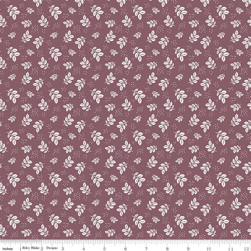 Renew Leaves Purple by Sandy Gervais for Riley Blake Designs - C17282-PURPLE