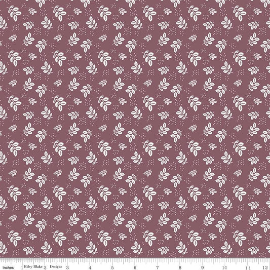 Renew Leaves Purple by Sandy Gervais for Riley Blake Designs - C17282-PURPLE